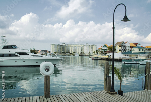 Marina and Water Front at Free Port, Grand Bahama photo