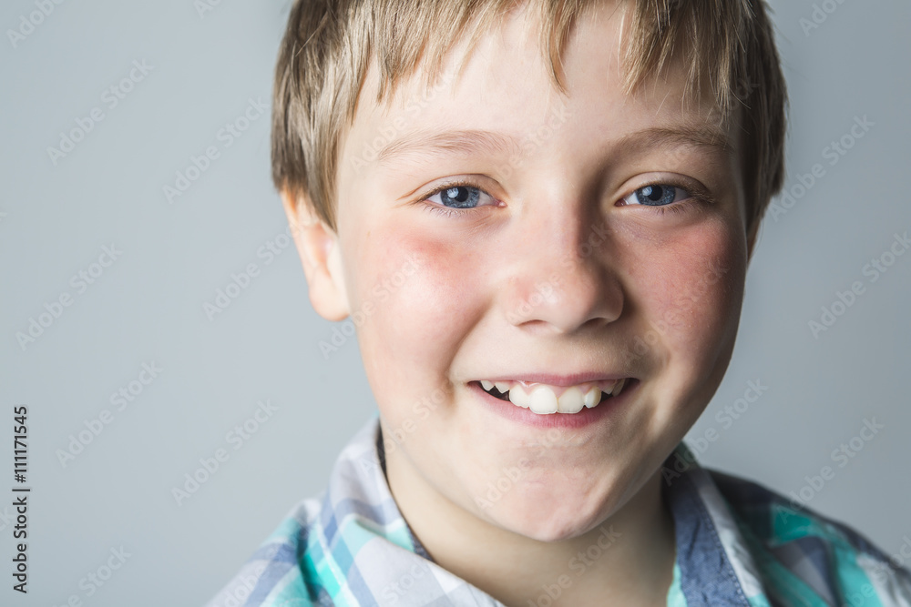 closeup portrait of a beautiful kid grey background studio closeup portrait of a beautiful kid grey background studio