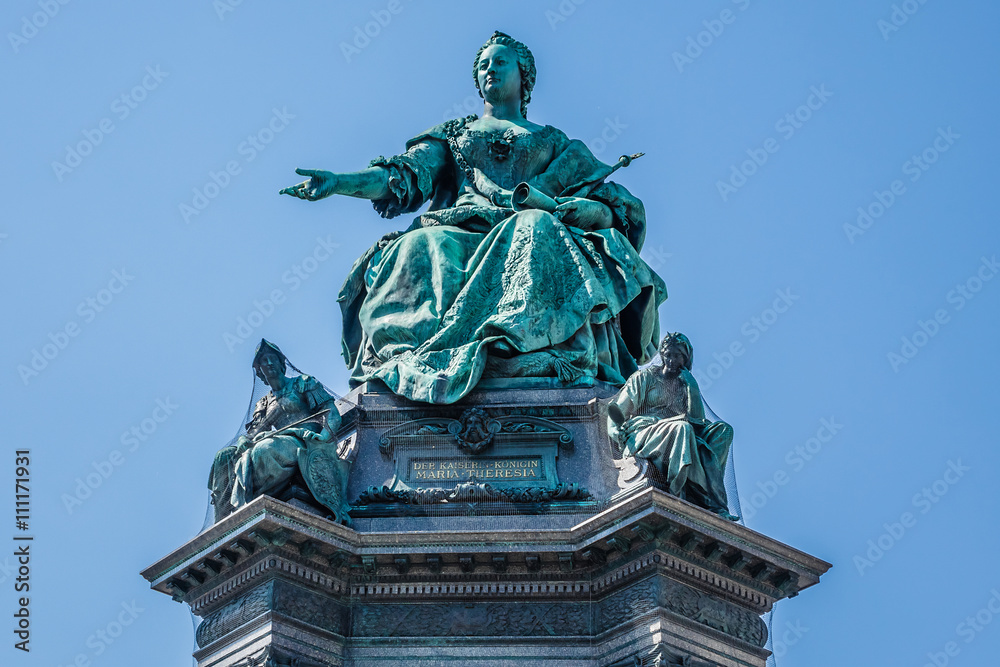 Maria Theresia Monument, in Vienna, Austria. Maria Theresia Monument, in Vienna, Austria.