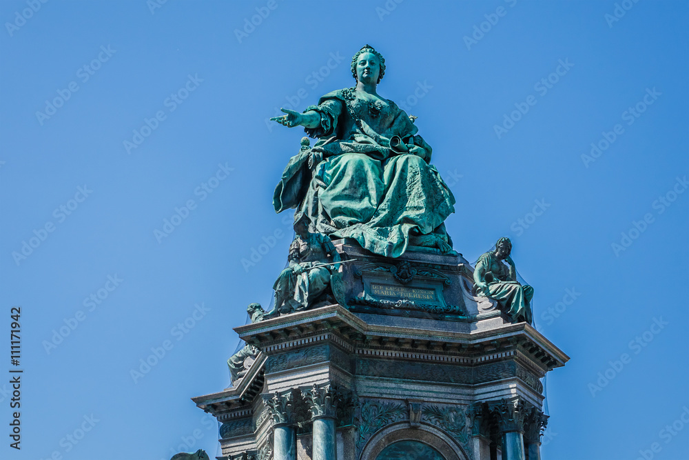 Maria Theresia Monument, in Vienna, Austria. Maria Theresia Monument, in Vienna, Austria.