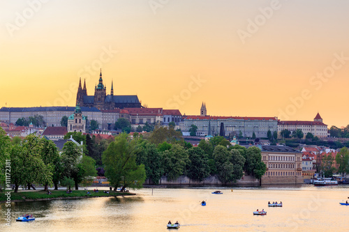 Prague, the Castle and St. Vitus Cathedral. Czech Republic