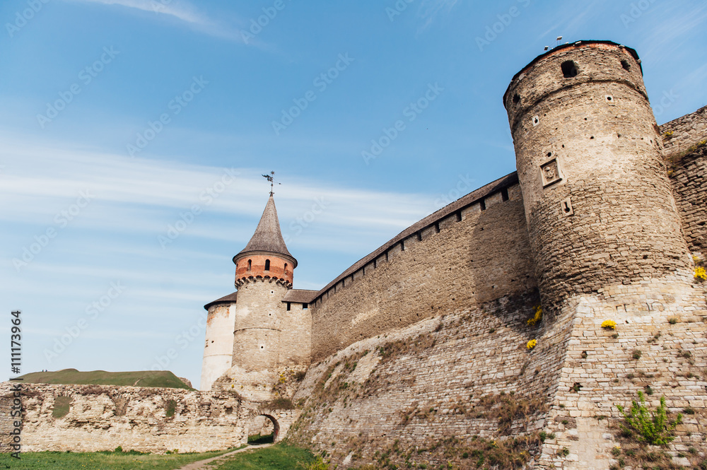medieval castle fortress Kamenetz-Podolsk Ukraine medieval castle fortress Kamenetz-Podolsk Ukraine