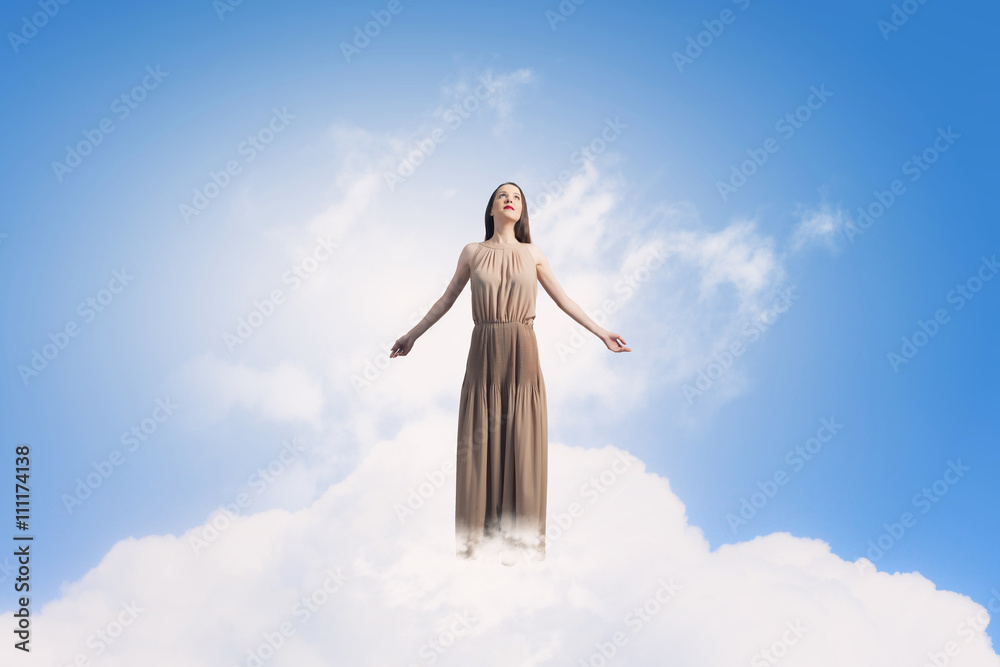 Angelic beautiful woman Angelic beautiful woman