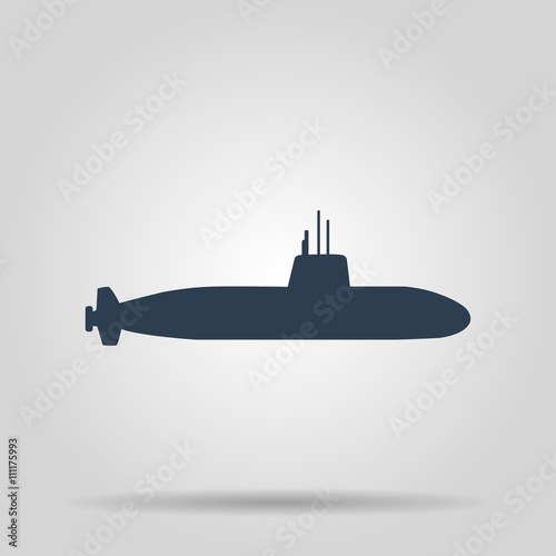 Simple icon submarine.