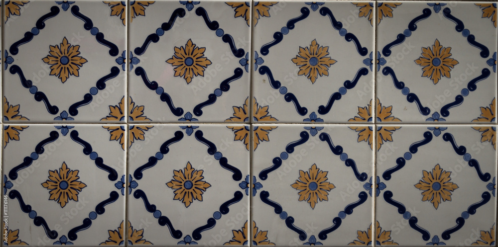 tile decorated