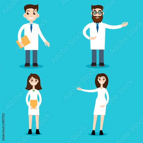 Professional vet doctors set