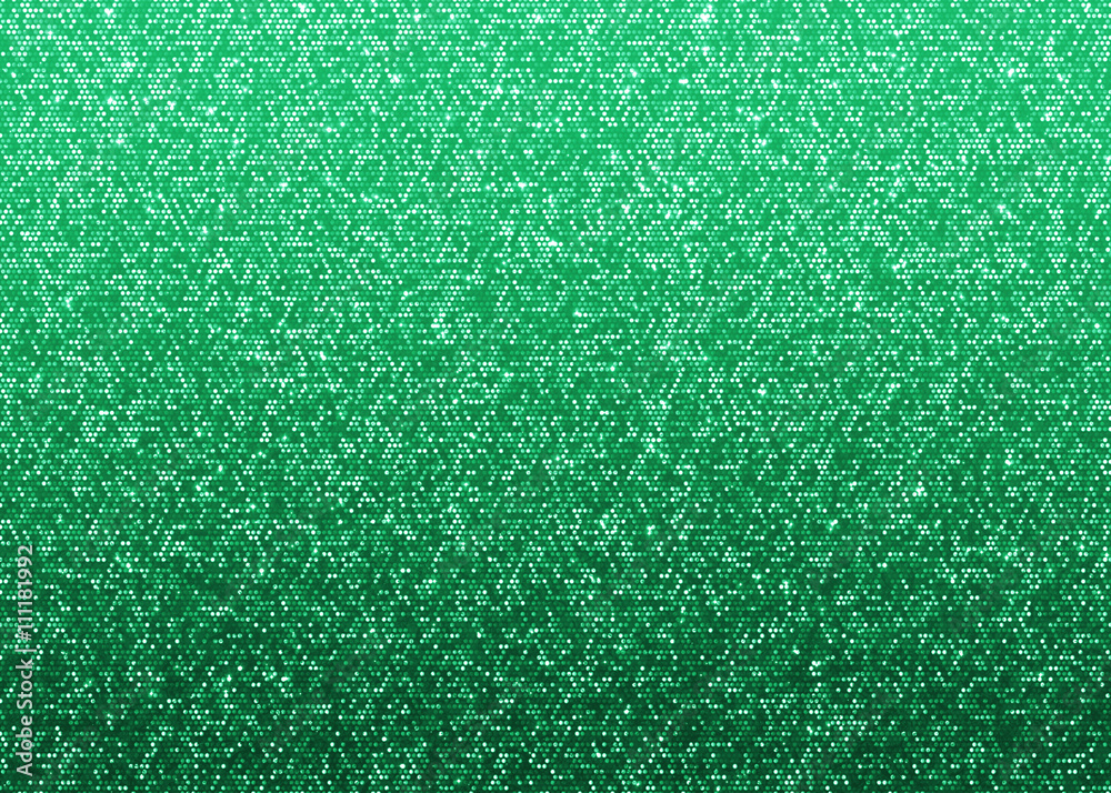 Green sparkling glitter textured scales
