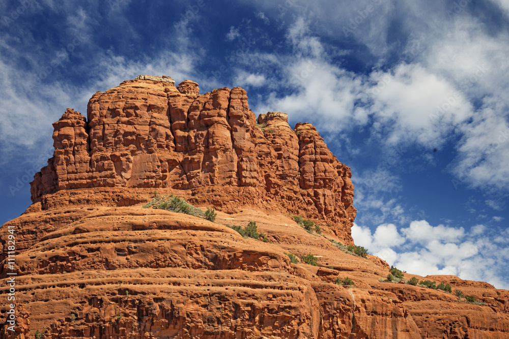 scenic view of bell rock in sedona, arizona
