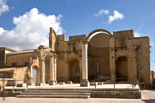 Salemi - Main church remains destroyed by the 1968 earthquake
 photo