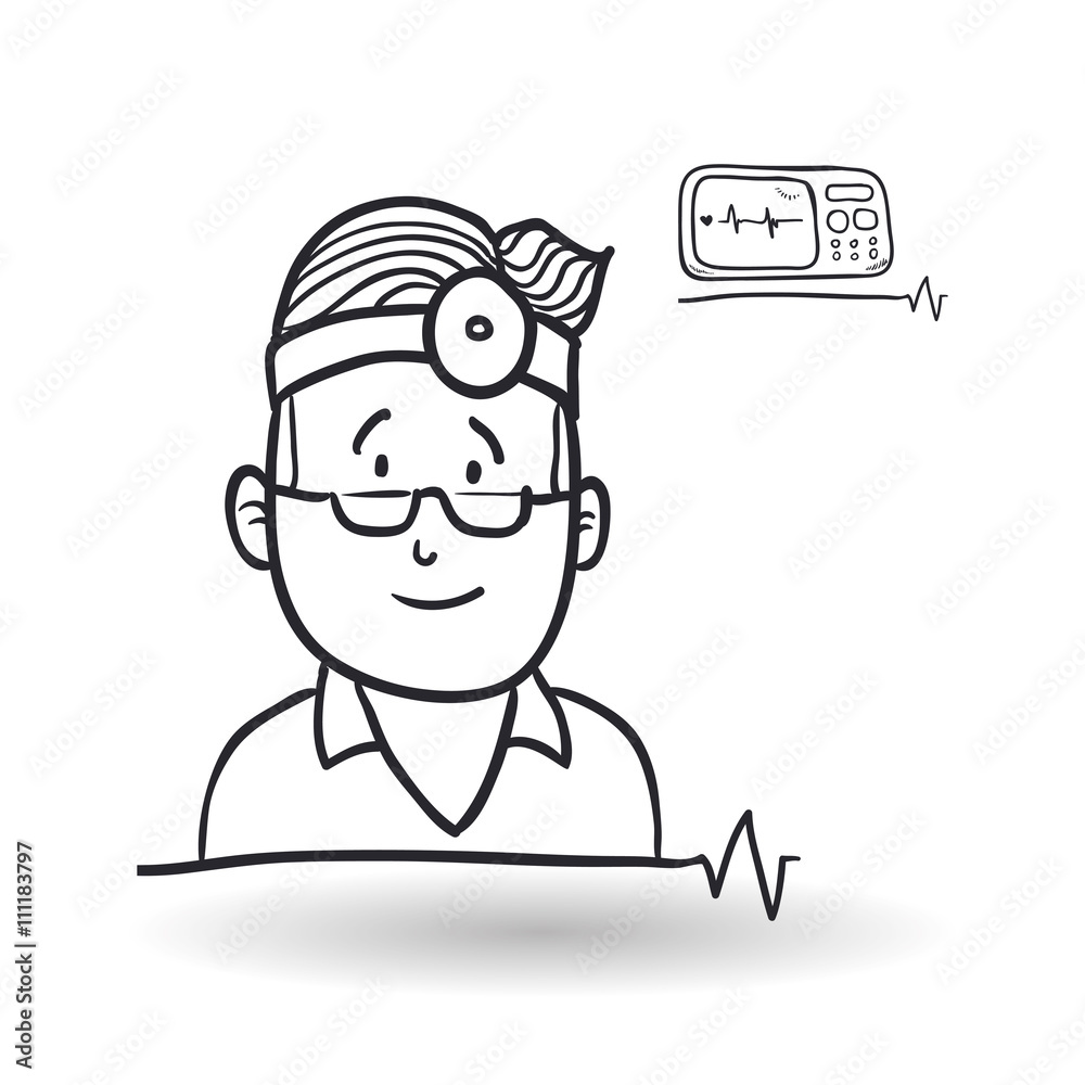 Medical care design. health care icon. sketch illustration Medical care design. health care icon. sketch illustration