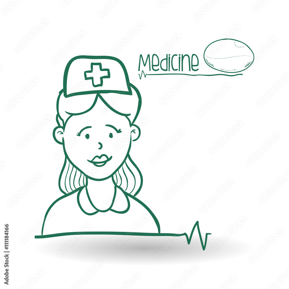 Medical care design. health care icon. sketch illustration Medical care design. health care icon. sketch illustration