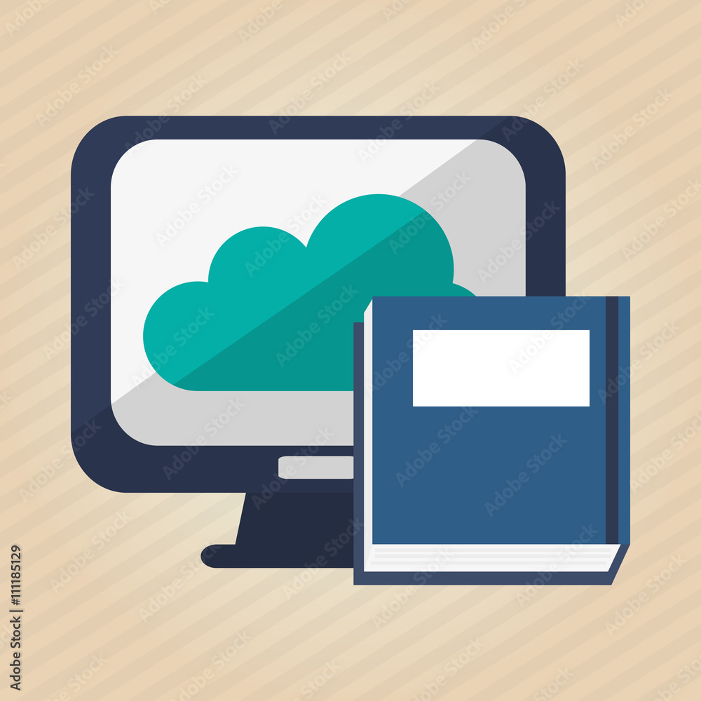 Technology design. computer icon. colorful illustration Technology design. computer icon. colorful illustration