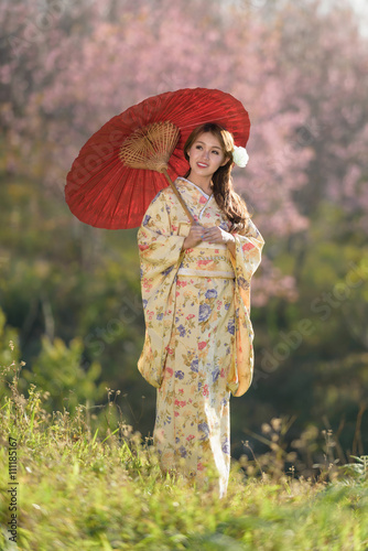 portrait of asian traditional woman