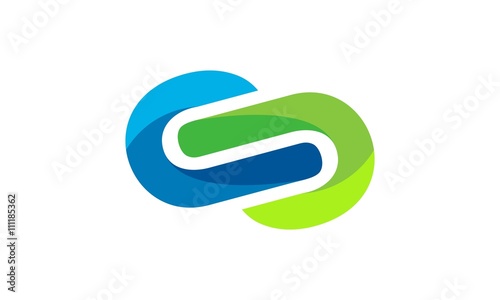 Letter S infinity logo 