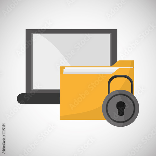 File design. Online concept. Isolated illustration, editable vector