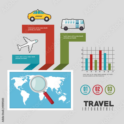 travel infographics design 