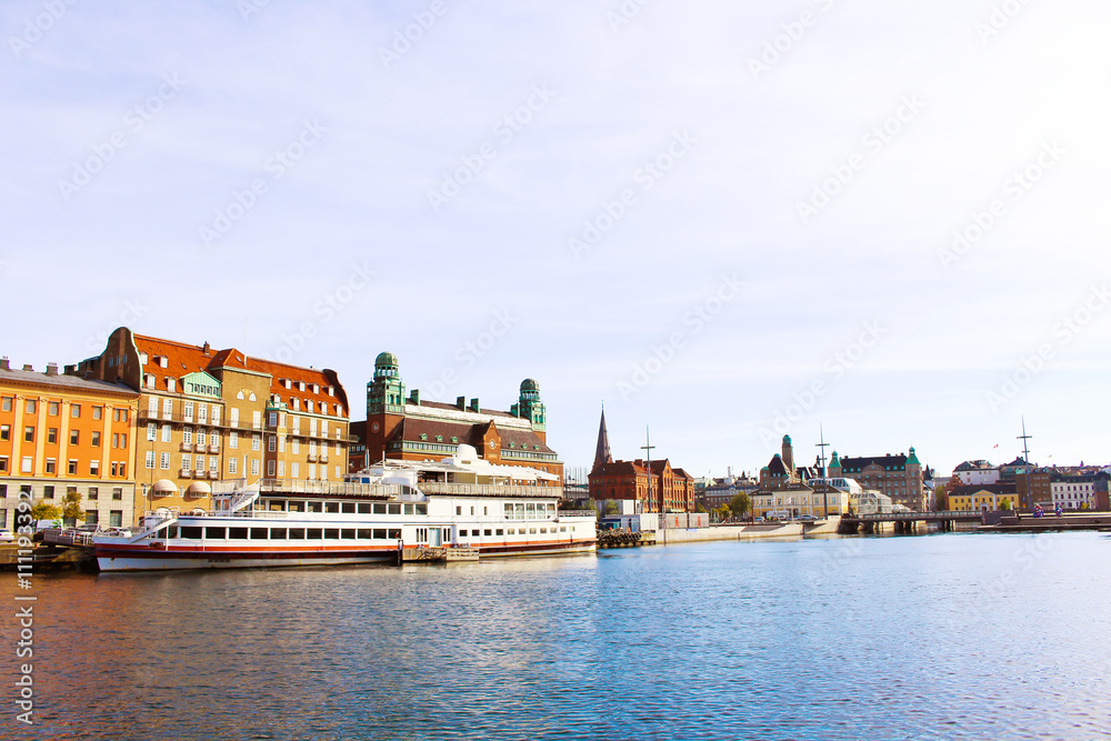 Malmo city urban landscape, Sweden