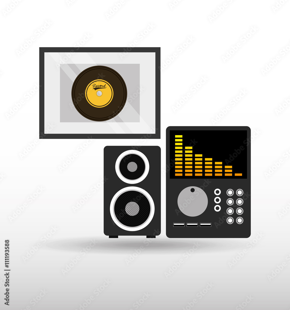 Fototapeta premium Music Awards design 