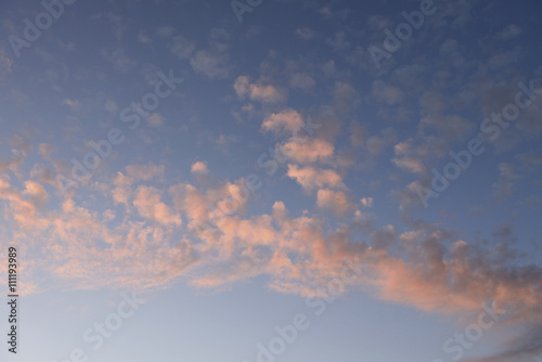 Beautiful nature background. Colorful sunset. Dramatic sky