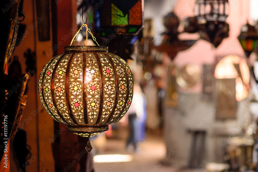 Lamps for sale Marrakech Stock Photo | Adobe Stock