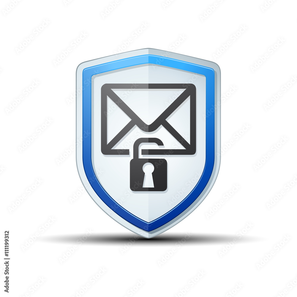 Message Protection Shield sign Message Protection Shield sign