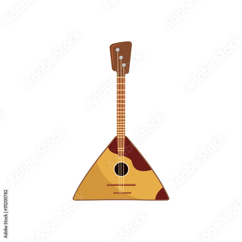 Balalaika icon in cartoon style