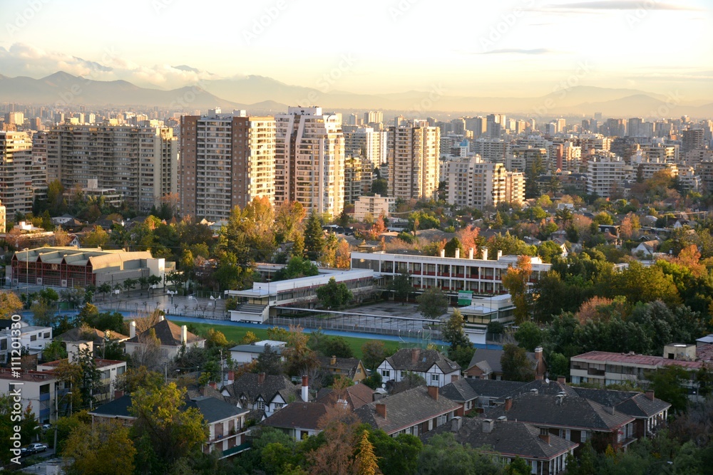 Landscape in Santiago Chile