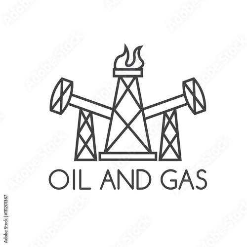 oil and gas industry vector design template