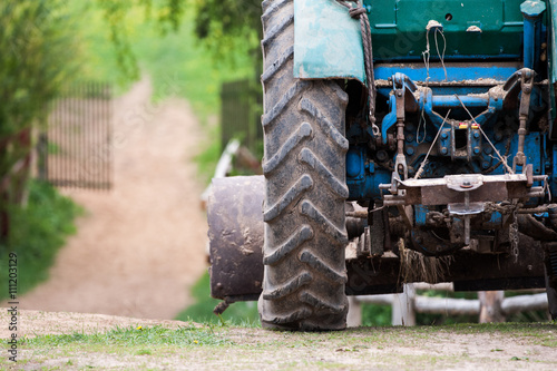 .agrimotor closeup at the farm