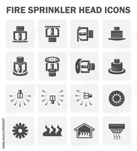 Fire sprinkler icon