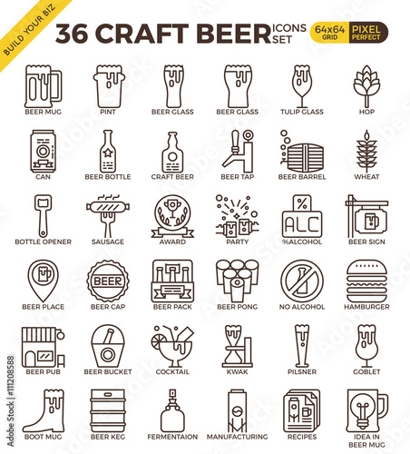 Craft Beer icons
