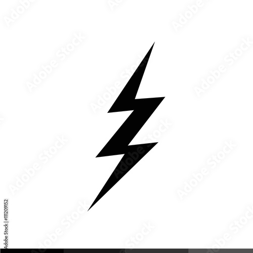 Lightning icon illustration design