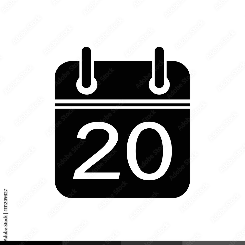 Simple Calendar Icon illustration design