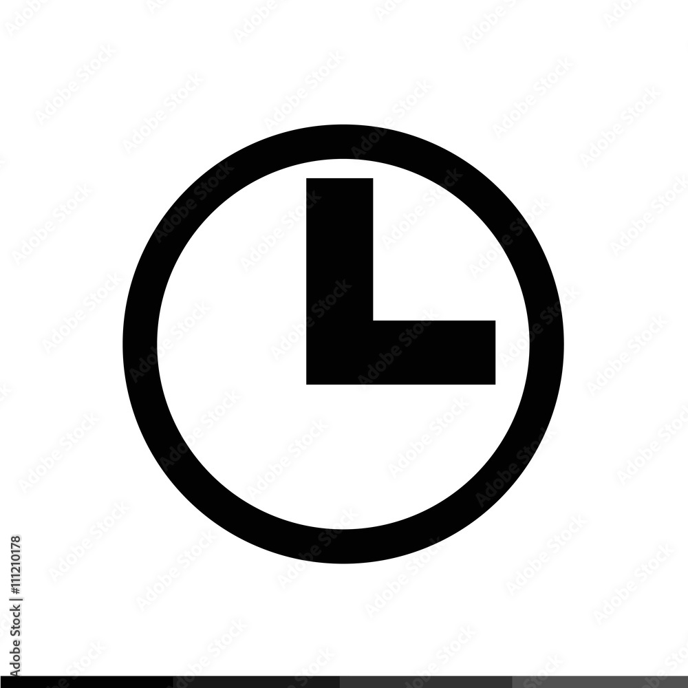 Time icon , Clock icon illustration design Time icon , Clock icon illustration design
