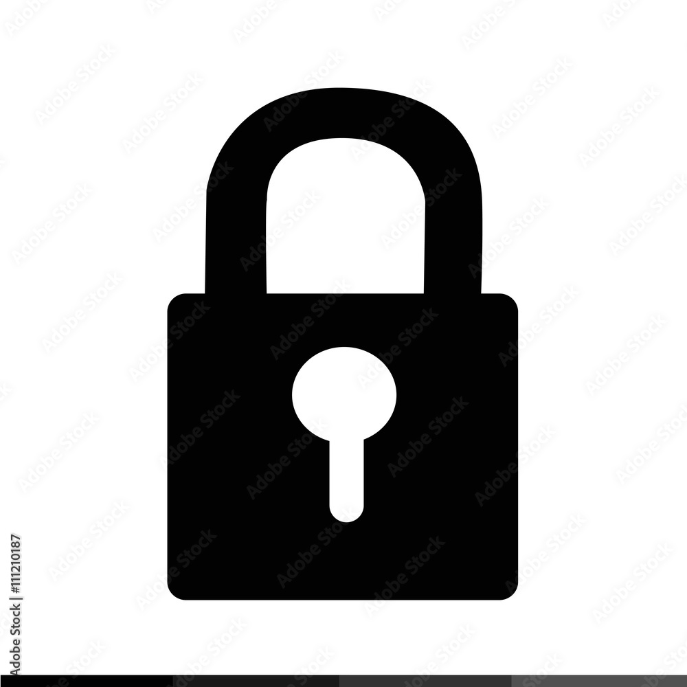 lock icon illustration design lock icon illustration design
