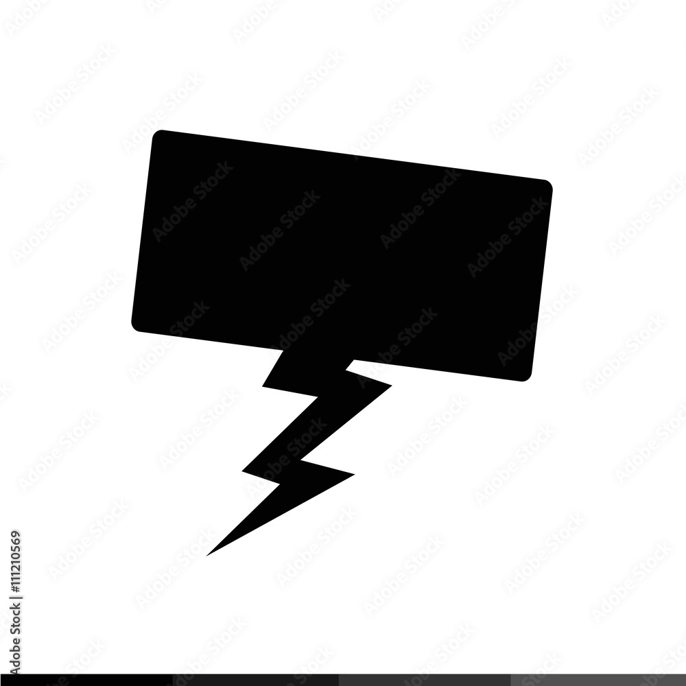 Speech bubble icon illustration design Speech bubble icon illustration design