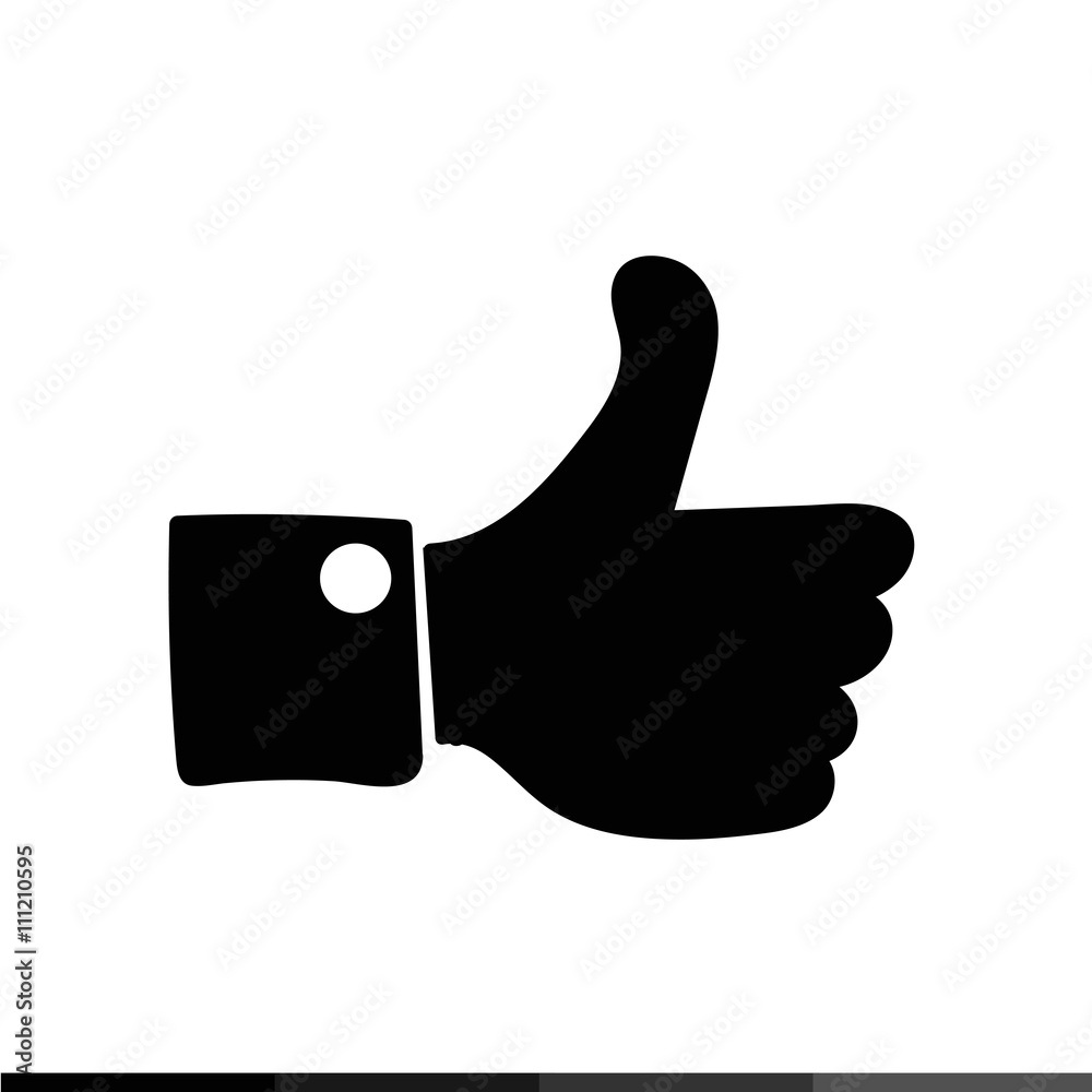 Thumbs up icon ,  Like icon , dislike icon illustration design