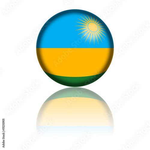 Free Download Rwanda Flag Sphere 3D Rendering - GFXLoad