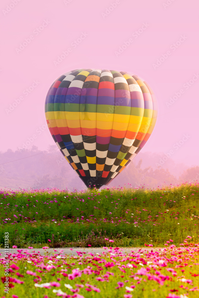 Fototapeta premium Colorful hot air balloon at Chiang Rai, Thailand.