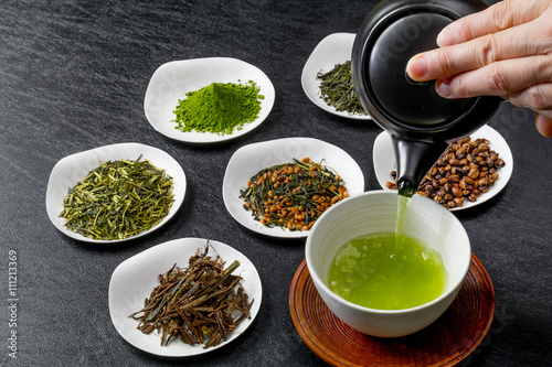 おいしい日本茶いろいろ　 Various Japanese green tea