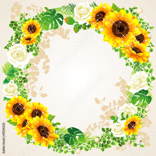 Fototapeta Naklejka Na Ścianę i Meble -  ひまわり