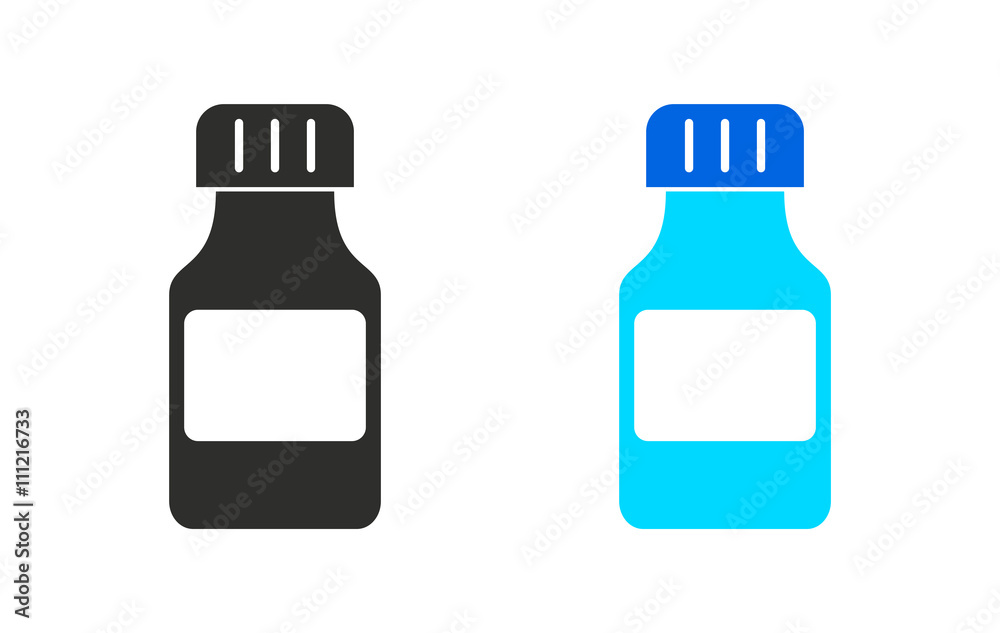 Medicine bottle - vector icon. Medicine bottle - vector icon.