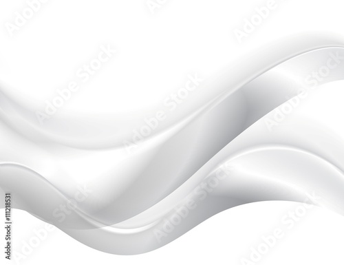 Abstract smooth blurred grey waves background