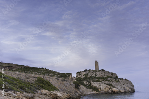 Colomera Tower in Torre Bellver (Oropesa del Mar, Castellon - Spain).