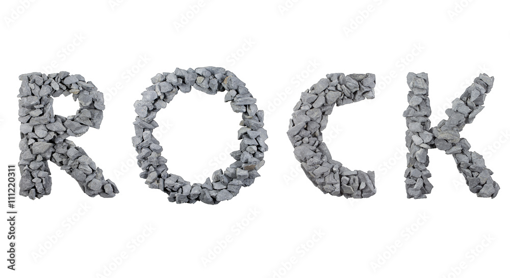 ROCK on white ROCK on white