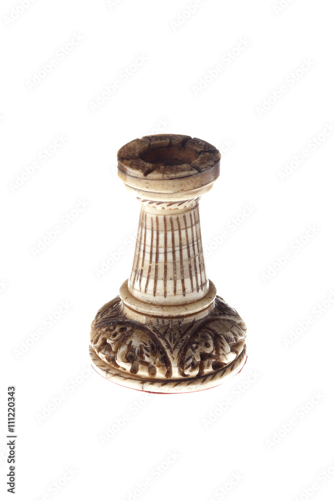 close-up shot of chess rook. close-up shot of chess rook.