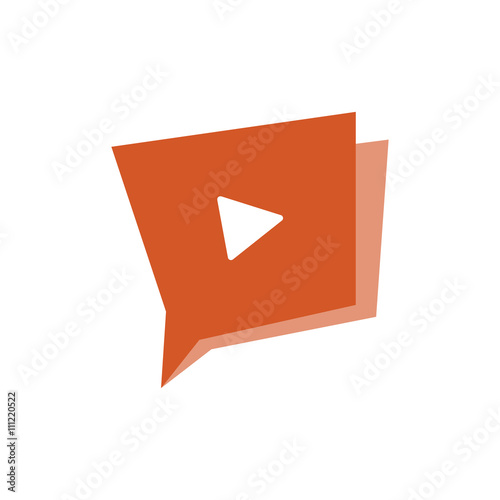 Video vector logo icon