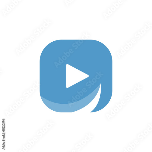 Video vector logo icon
