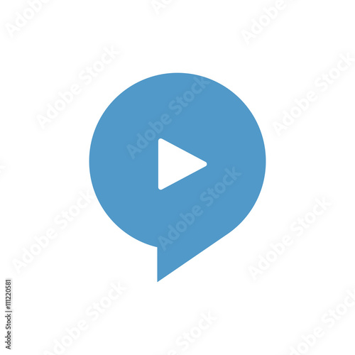 Video vector logo icon
