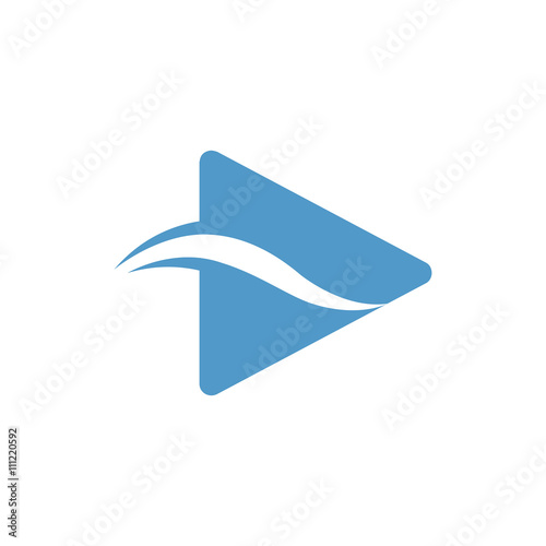 Video vector logo icon